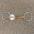 469060 Stainless Steel Snaffle Ring Bit Copper Mouth 5 1/2 Inch