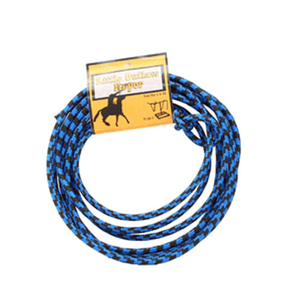 5010388 M&F Little Outlaw Blue & Black Western Lasso Rope
