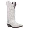 52419 Laredo Ladies Adrian Snip Toe Western Cowboy Boot - White