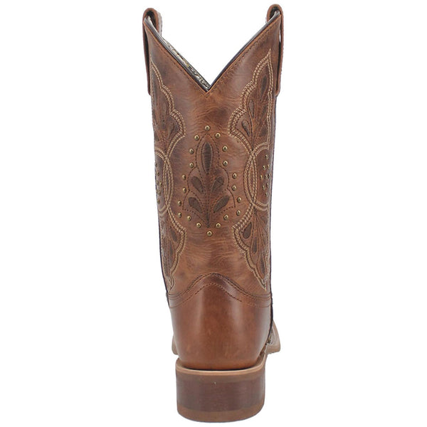 5972 Laredo Ladies Dionne Leather Cowboy Boots - Camel