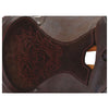 6230-R50C-05 High Horse Leona Barrel Saddle 15 Inch Wide Tree Chocolate w/Red Stitching