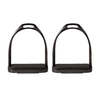 663434 Perri's Black Fillis Stirrup Iron 4 3/4 Inch