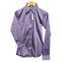 68520PLUM Royal Highness Ladies Sateen Concealed Zippered Western Show Shirt Plum