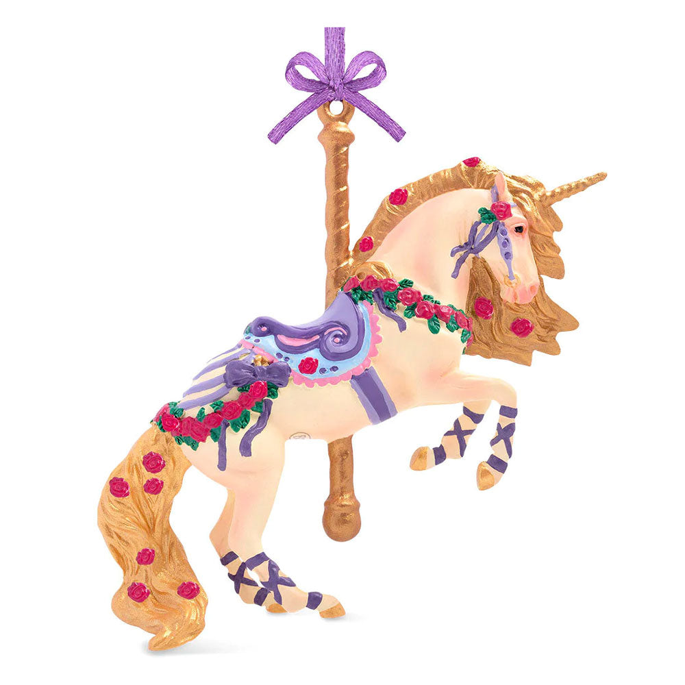 700683 Breyer 2022 Holiday Rosalie Carousel Christmas Ornament