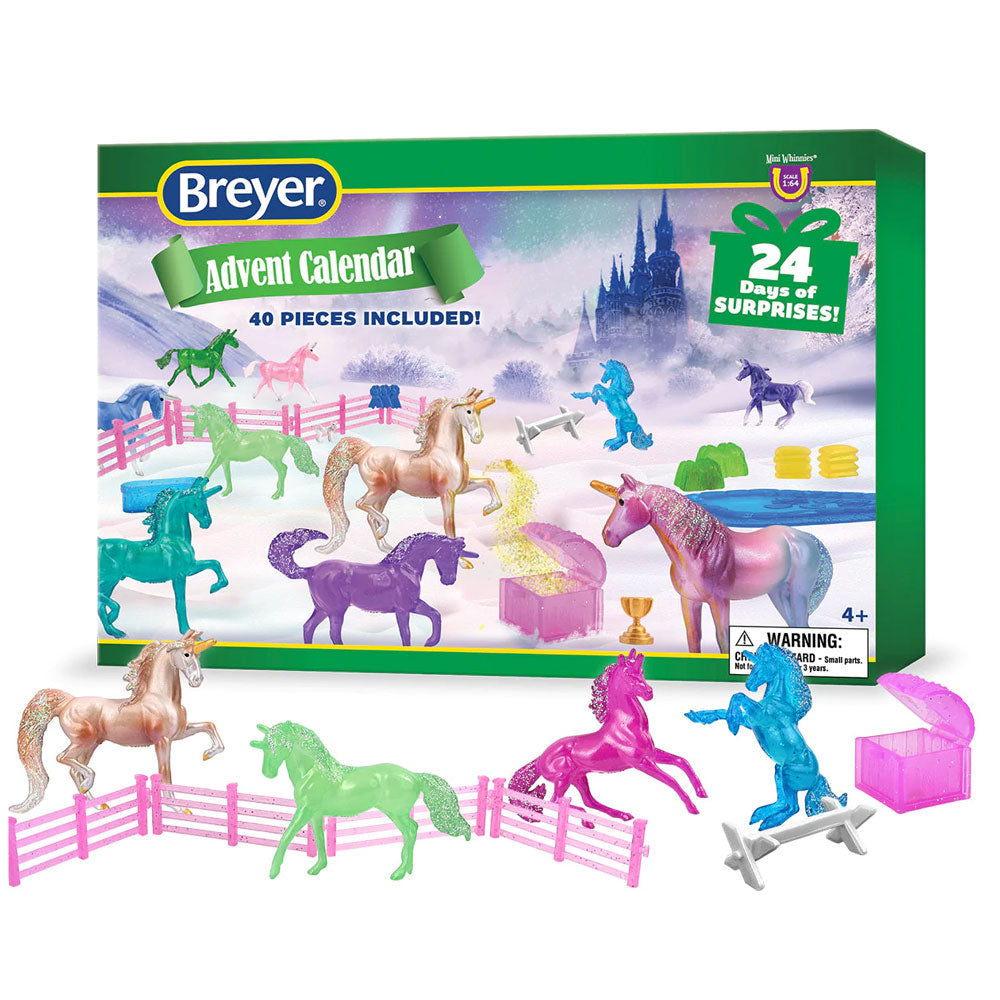 700723 Breyer 2022 Unicorn Magic Playset Advent Calendar