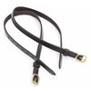 705 Shires Velociti Gara Leather Spur Straps - Black