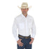 75221WH Wrangler Men's Sport White Western Snap Shirt