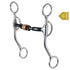 776 Reinsman All-Around 7/16 Inch 3-Piece Sweet Iron Snaffle Bit Copper Roller - 5 Inch