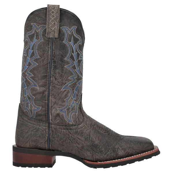 7949 Laredo Men's Winfield Grey Square Toe Western Cowboy Boot