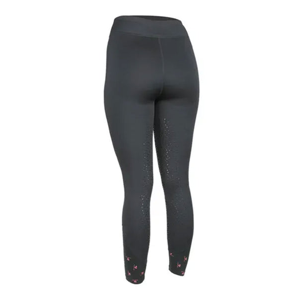 8127M Aubrion Youth  Porter Winter Riding Tights- Jet Black