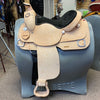 920 Dakota Trainer Saddle 16 Inch Seat Wide Tree Roughout Leather Saddle