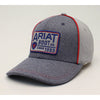 A300012406 Ariat Men's Heather Patch Snap Back Logo Grey