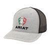 A300016506 Ariat Men's R112 Mexico Flag Snap Back Cap - Grey