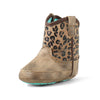 A442003675 Ariat Savanna Lil' Stompers Infant Boots- Brown with Cheetah Print