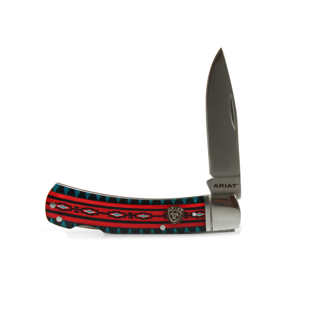 A710011397 Ariat Folding Knife Large 3'' Smooth Multicolor