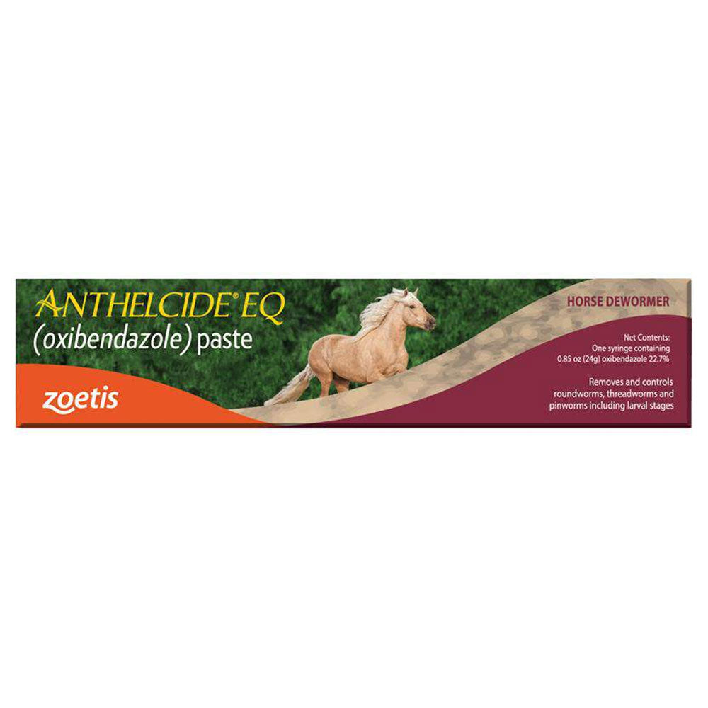 Zoetis Anthelcide EQ Paste - Oxibendazole Horse Dewormer