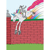 Birthday Card - Rainbow-Colored Unicorn