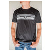 Kimes Ranch Men's Broken Stripe T-Shirt - Black