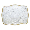 C00449 M&F Crumrine Buckle Scroll Design Western Belt Buckle