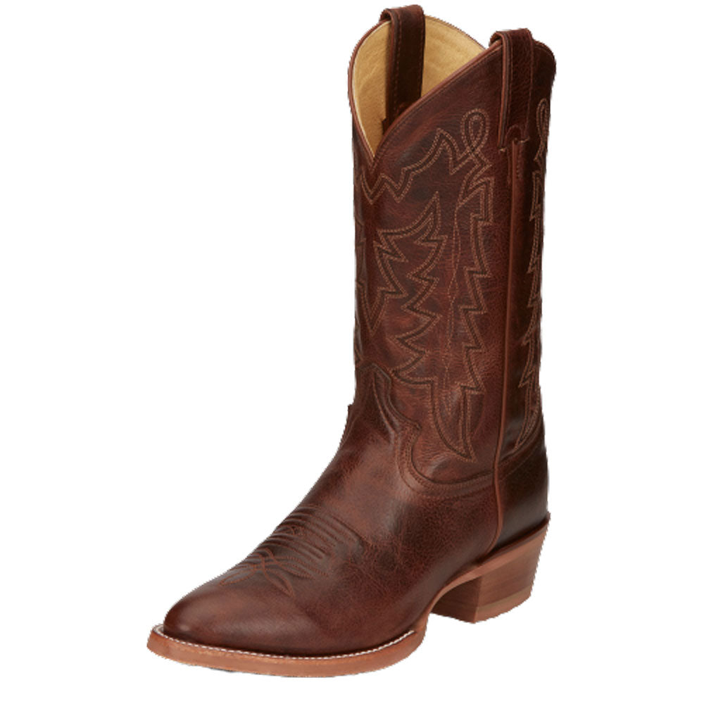 CJ2000 Justin Men's Hayne Whisky Cowhide Cowboy Boot | The Wire Horse