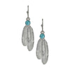 ER3712LTQ Montana Silversmiths Gift of Freedom Feather Earrings