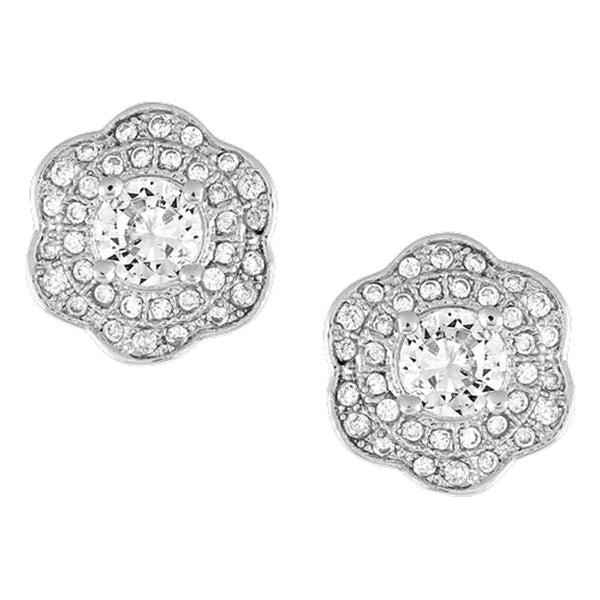 ER5187 Montana Silversmiths Petals in the Moonlight Crystal Earrings