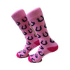 Lucky Horseshoe Crew Socks from Leon James ---Made in USA