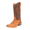 J7104 Circle G Youth Girls Honey Leopard Print Cowboy Boots