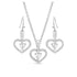 JS3198 Montana Silversmiths Straight to the Heart Arrow Jewelry Set