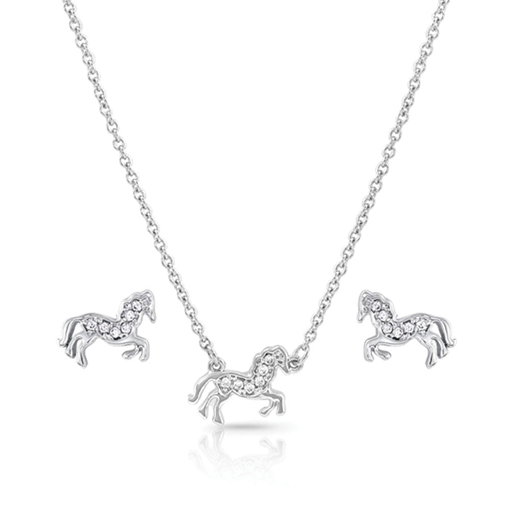 JS4735 Montana Silversmiths All The Pretty Horses Jewelry Set