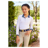 MD500PP RJ Classics Maddie JR 37.5 Girls English Show Shirt - White with Popsicle Trim