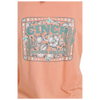 MSK7901001 Cinch Women's Short Sleeve Rodeo Brand Tee - Coral