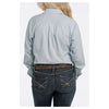 MSW9163004 Cinch Women's ArenaFlex Long Sleeve Button Down Shirt - Light Blue Print