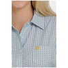 MSW9163004 Cinch Women's ArenaFlex Long Sleeve Button Down Shirt - Light Blue Print
