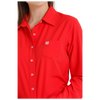 MSW9163012 Cinch Women's Long Sleeve ArenaFlex Western Button Shirt - Red