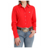 MSW9163012 Cinch Women's Long Sleeve ArenaFlex Western Button Shirt - Red