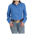 MSW9163014 Cinch Women's Long Sleeve ArenaFlex Button Shirt- Blue