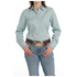 MSW9164198 Cinch Women's Long Sleeve Stripe Western Button Shirt - Blue