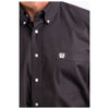 MT10320083 Cinch Men's Western Solid Long Sleeve Shirt - Black