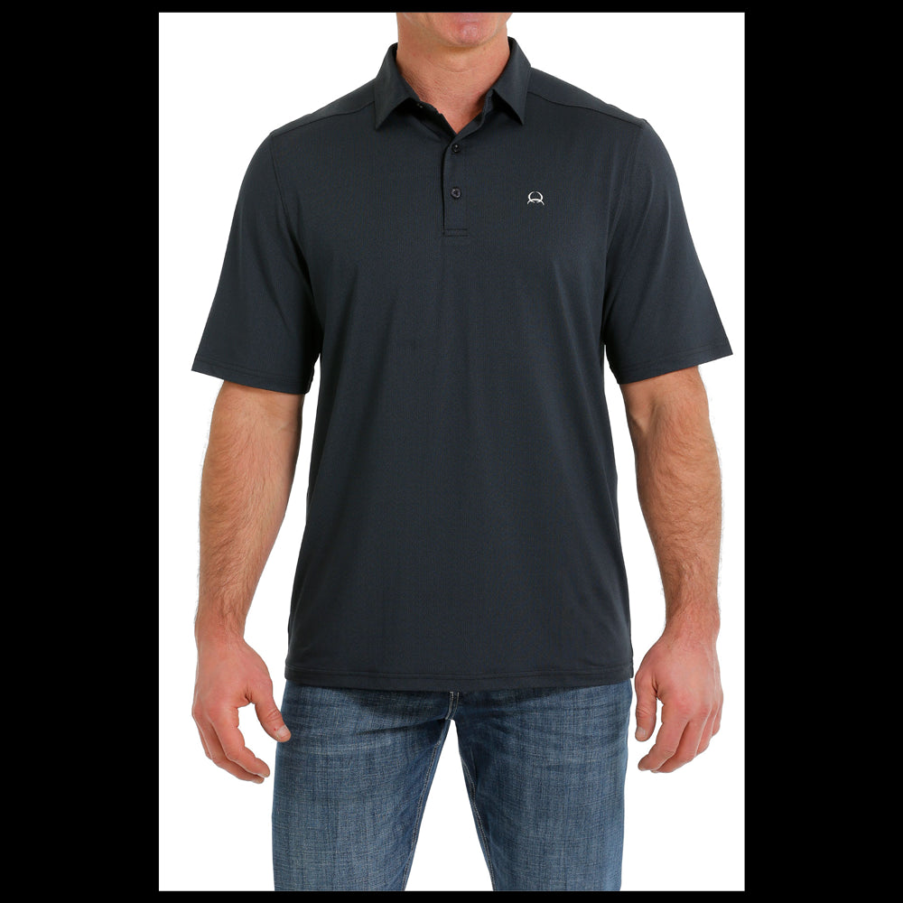 MTK1863025 Cinch Men's ArenaFlex Polo Short Sleeve Shirt - Navy