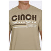 MTT1690505 Cinch Men's Heather Khaki Front Print Tee