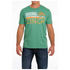 MTT1690520 Cinch Men's Short Sleeve T-Shirt - Heather Green