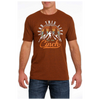 MTT1690522 Cinch Men's Short Sleeve T-Shirt - Rust
