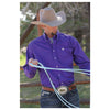 MTW1103802 Cinch Men's Long Sleeve Button Down Shirt- Solid Purple