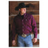 MTW1104239 Cinch Men's Long Sleeve Button Down - Solid Burgundy