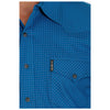 MTW1303059 Cinch Men's Modern Fit Long Sleeve Print Western Snap Shirt - Blue