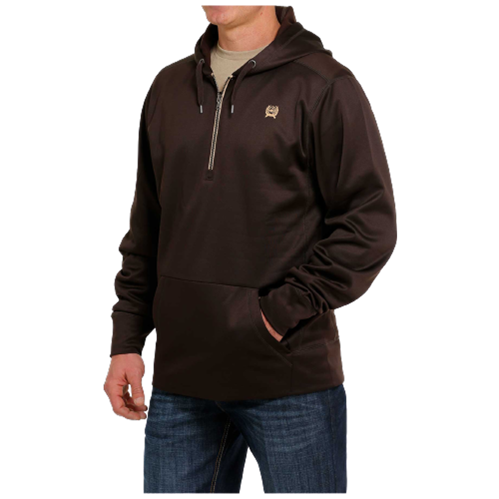Cinch top pullover hoodie
