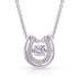 NC3867 Montana Silversmiths Dancing with Luck Horseshoe Necklace
