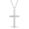 NC4342 Montana Silversmiths Gratitude Cross Necklace
