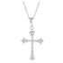 NC5169 Montana Silversmiths Ethereal Crystal Cross Necklace